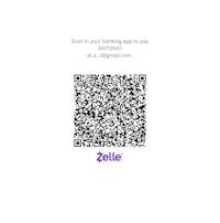 a phone with a qr code on it