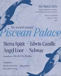 a poster for the second annual piercean palace